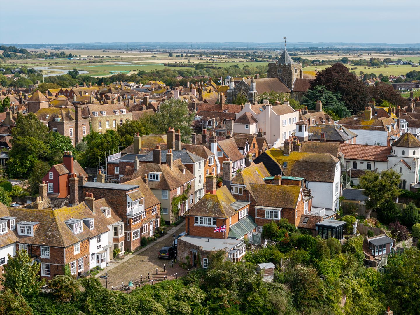 Tiny British Fortress Town Defies National Malaise