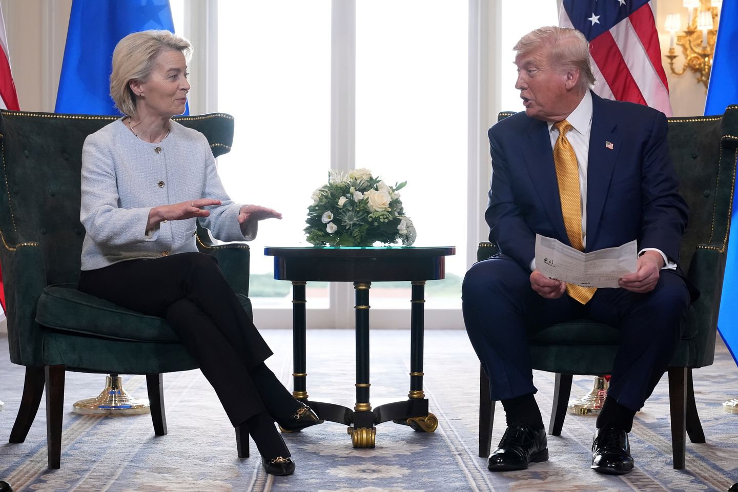 Trump Threatens Tariffs on Europe to Combat Fines on U.S. Tech Companies
