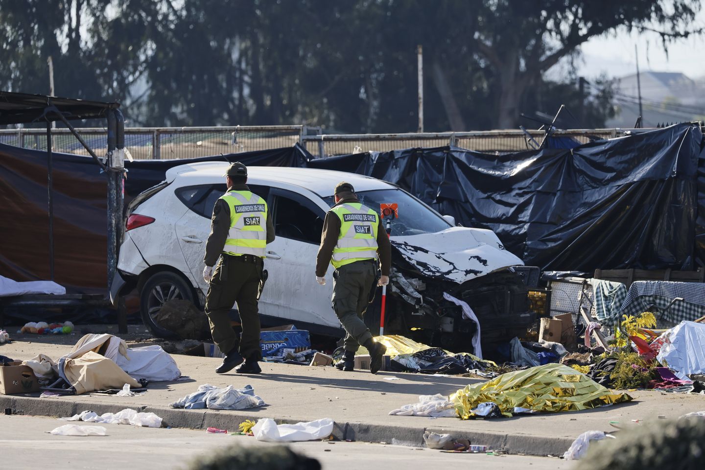 Tragedy in Chile as Navy Officer's Car Plows Through Open-Air Market