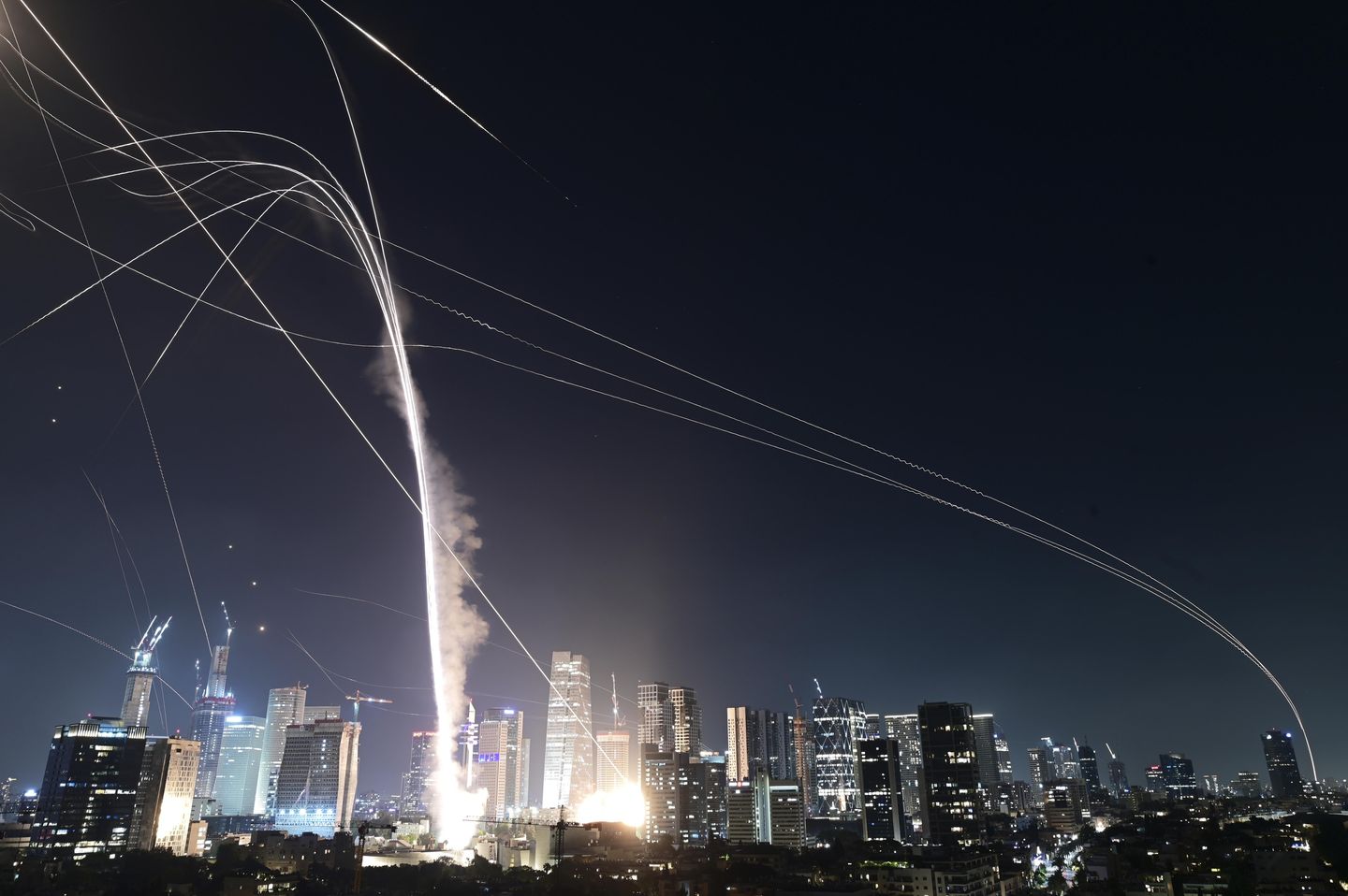 U.S. Military Aids Intercepting Iranian Missiles Targeting Israel