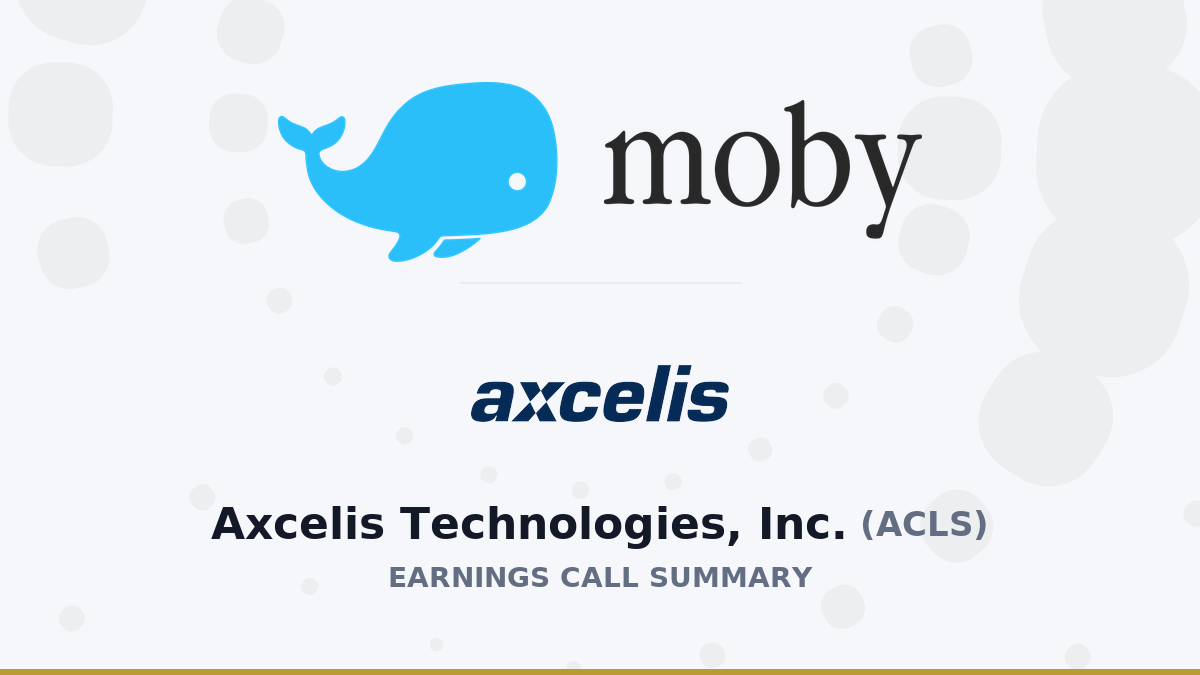 Axcelis Technologies, Inc. Q4 2025 Earnings Call Highlights