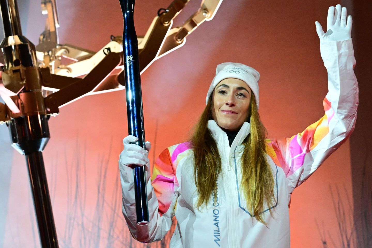 Sofia Goggia Lights the Cauldron in Cortina After Helping Italy Secure Olympic Hosting Rights