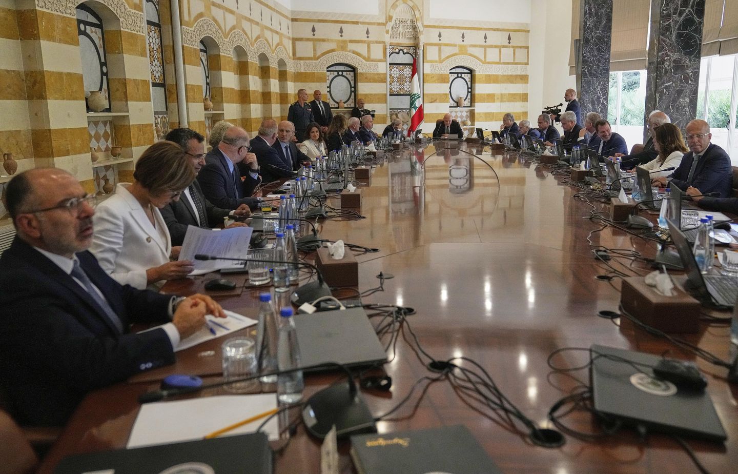 Lebanon's Cabinet in Turmoil as Shiite Ministers Walk Out During Debate on Hezbollah Disarmament Plan