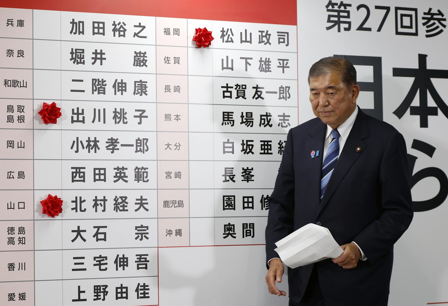 Crisis Hits Japanese Premier Shigeru Ishiba as Party Support Wanes